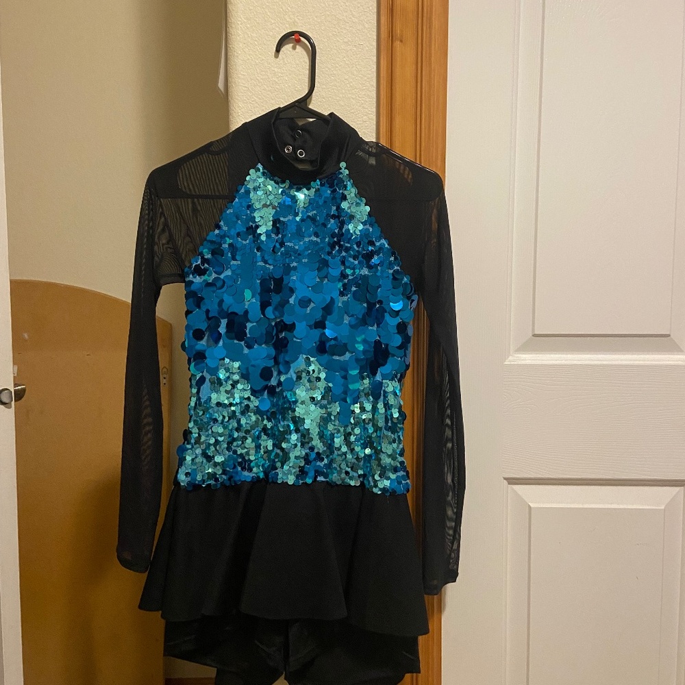 Weismman's Jazz Blue Sparkly dress